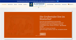 Desktop Screenshot of klosterhof-spitz.at