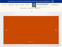Tablet Screenshot of klosterhof-spitz.at